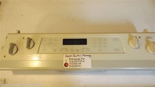 KITCHEN AID OVEN 9754256PW 9782244CW 9750638 9750641 Panel, Control used part KITCHEN AID OVEN 9754256PW 9782244CW 9750638 9750641 Panel, Control used part